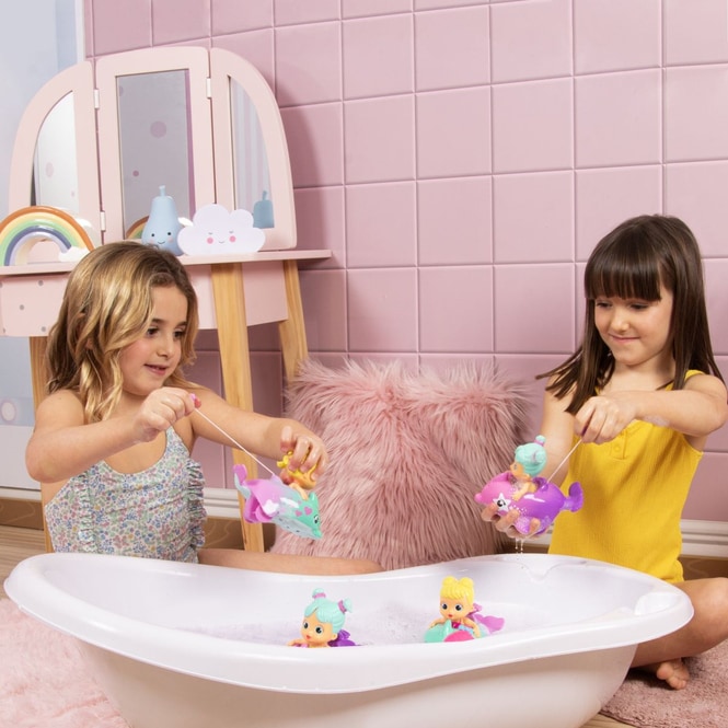 Bloopies Floaties - Badepuppen - Dolphins - 1 Stück