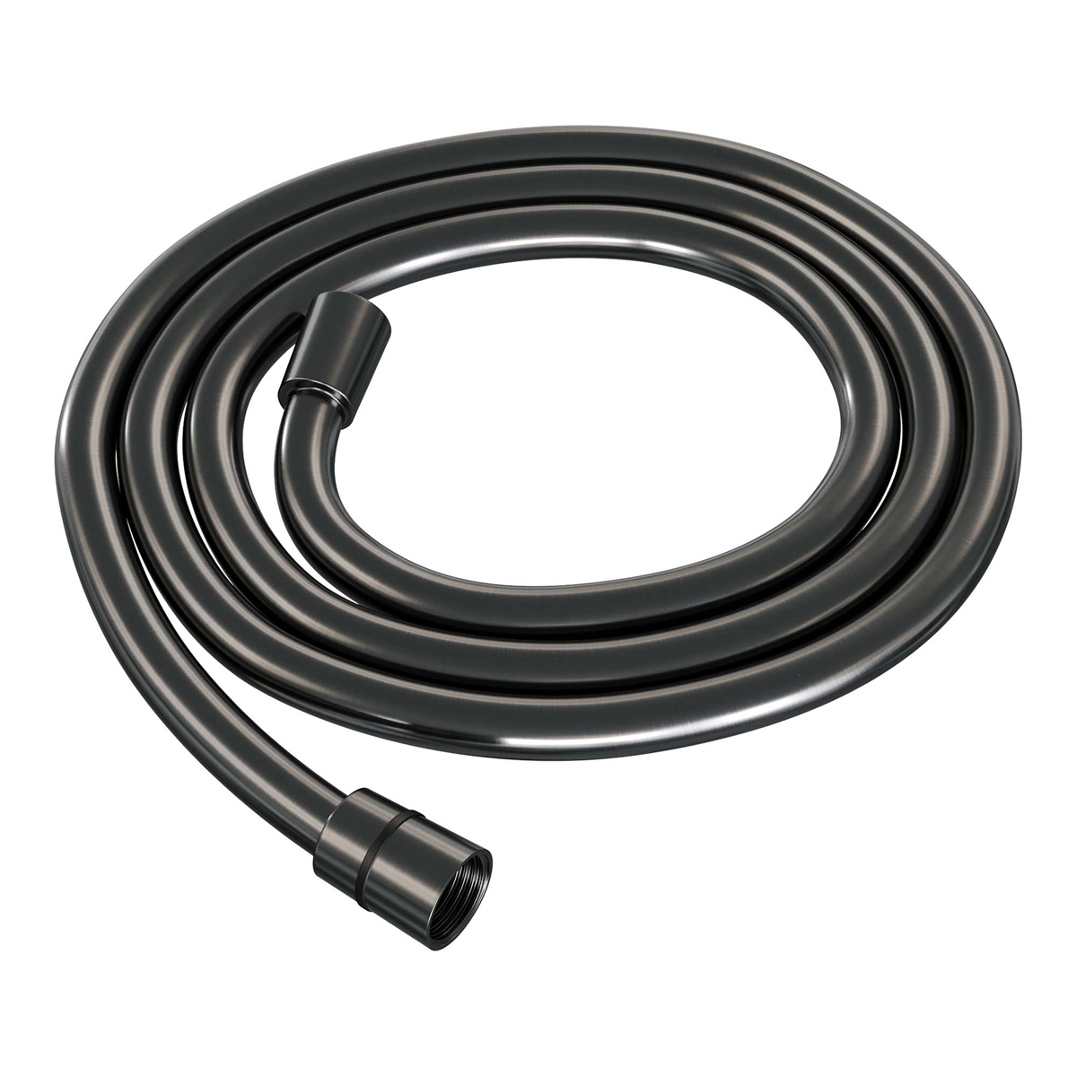 Brauer Stripe opbouw regendouche met 25cm hoofddouche en staafhanddouche gunmetal geborsteld PVD