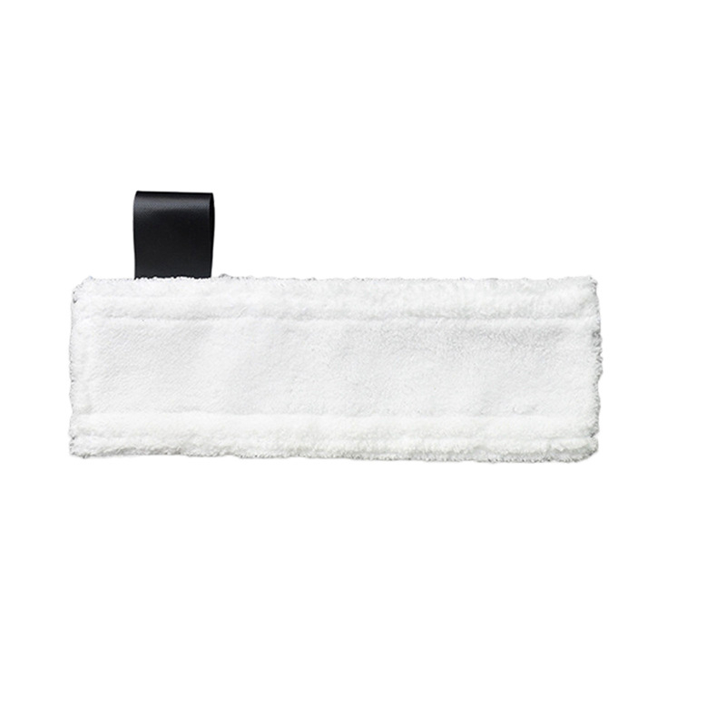 (6-tlg. Set) Mikrofaser Reinigungs Pads Tücher für Kärcher EasyFix Dampfreiniger - Weiss