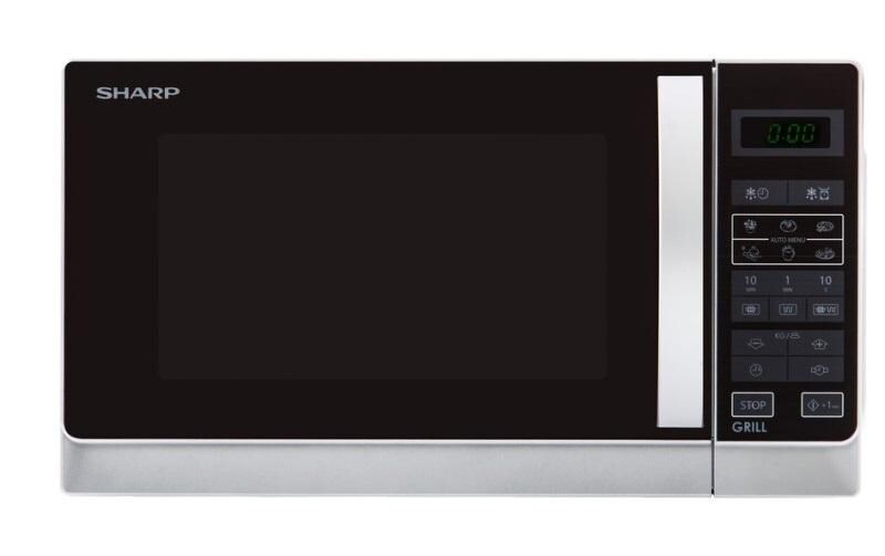 Mikrowelle R642INW Schwarz/Silber<br>Mikrowelle mit Grillfunktion