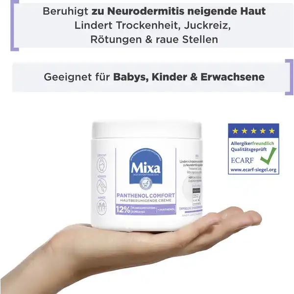 Pflegecreme Panthenol Comfort Hautberuhigend Empfindliche Haut