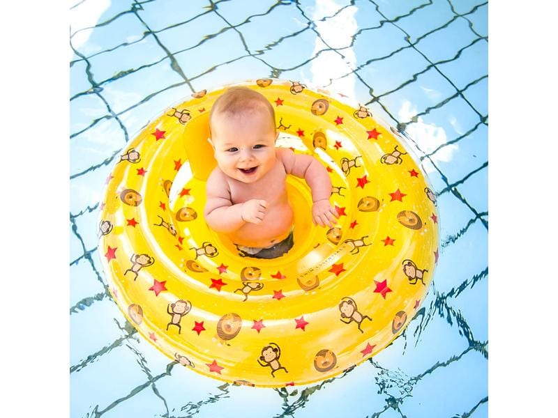 Swim Essentials Schwimmsitz 0-1 Jahre Circus Yellow Babyschwimmer