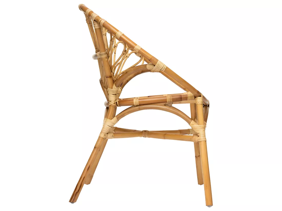 Fauteuil en Rotin naturel H 84 cm