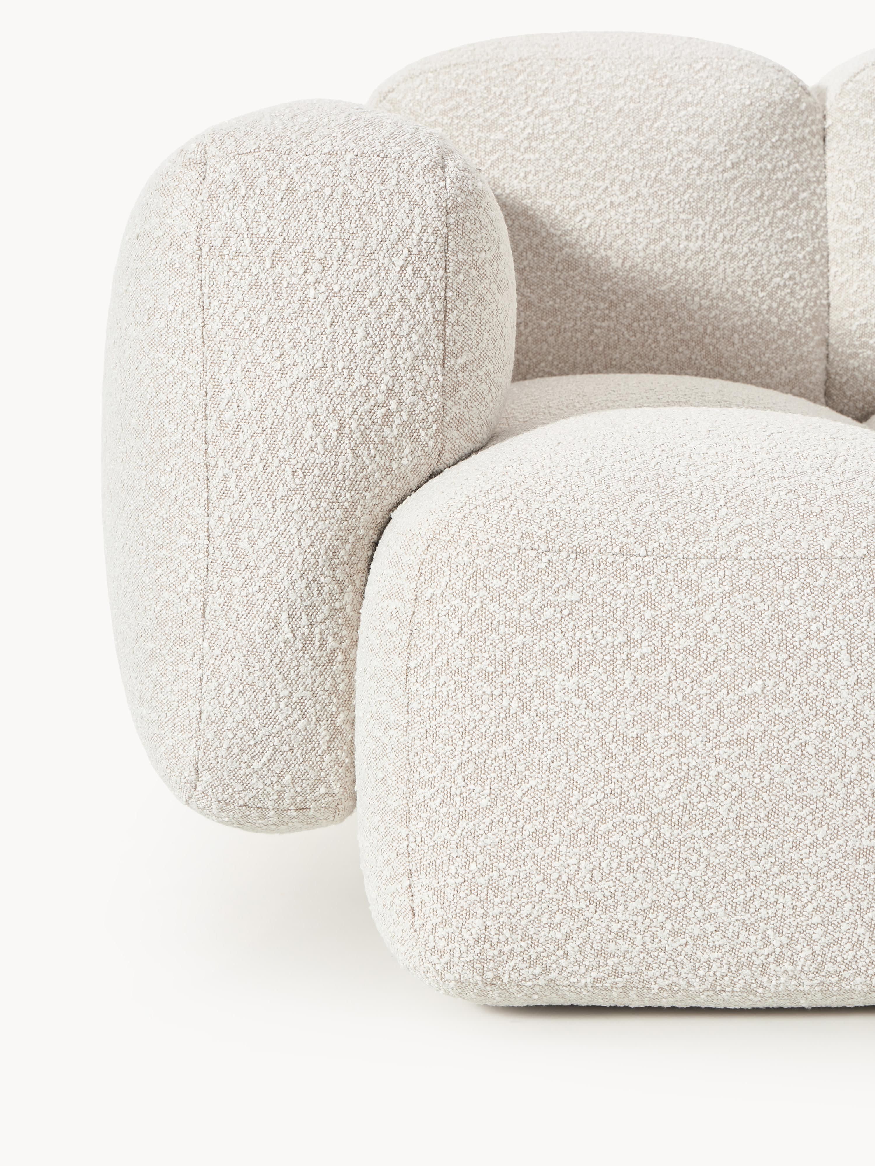 Modulaire bank Tayla (3-zits) van bouclé