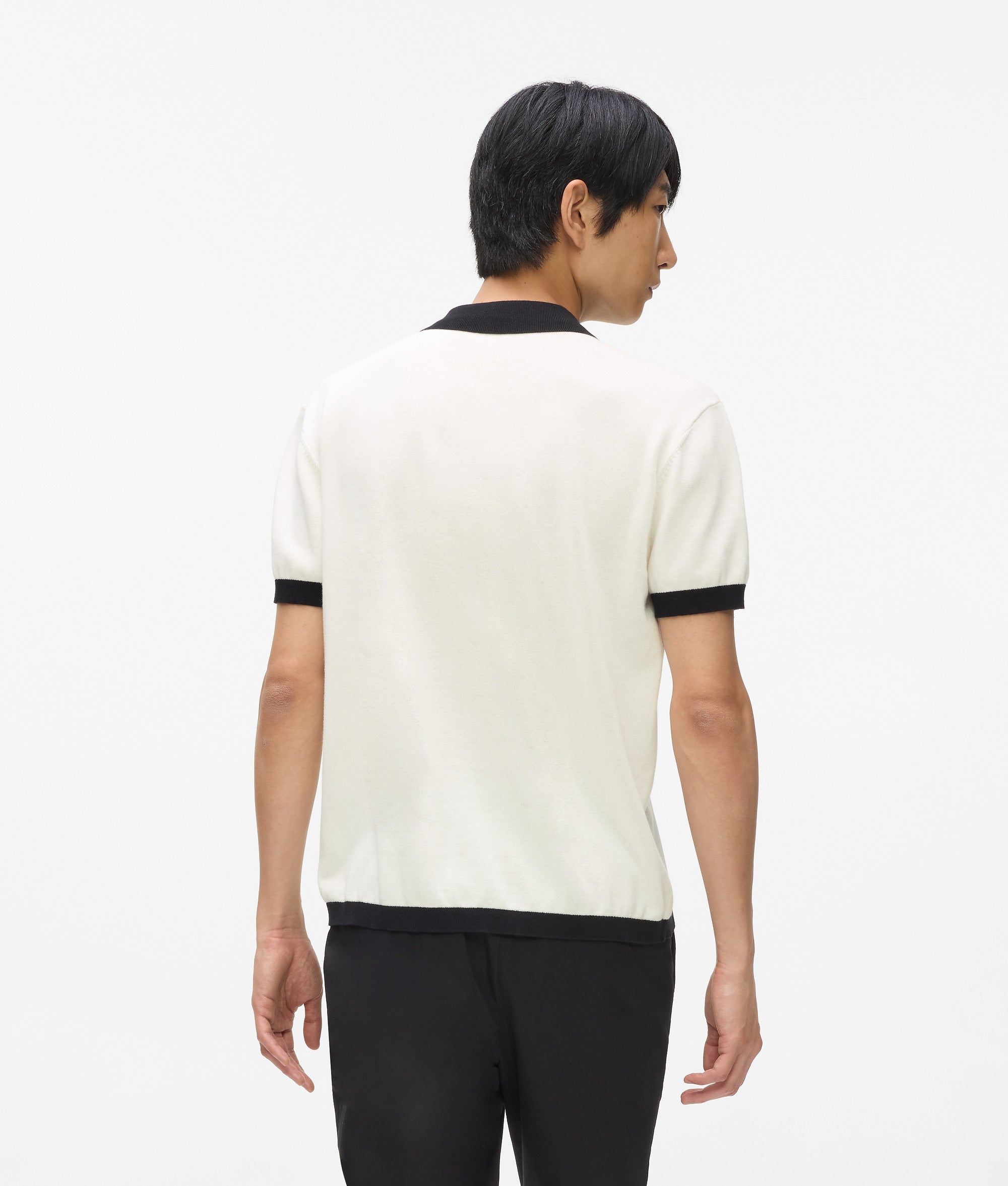 Gebreide polo met Monogram