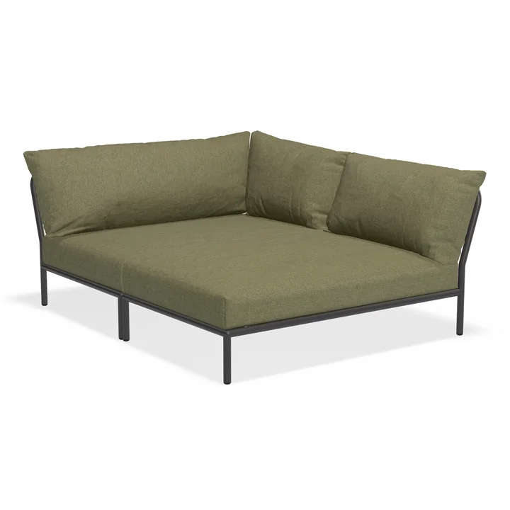 HOUE - Level 2 Cozy Sofa, rechts, dark grey / leaf