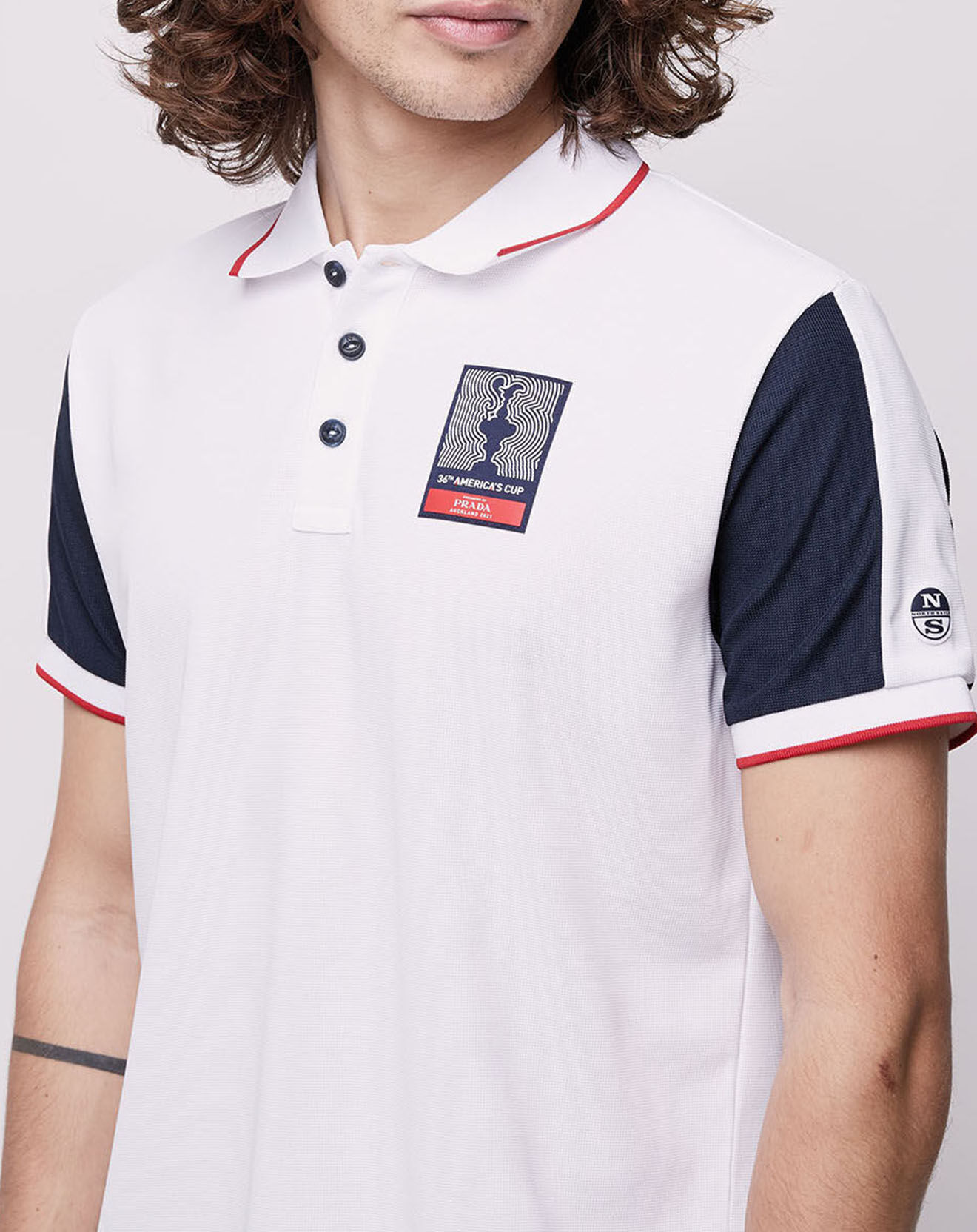 North Sails Polo Auckland Piquet blanc