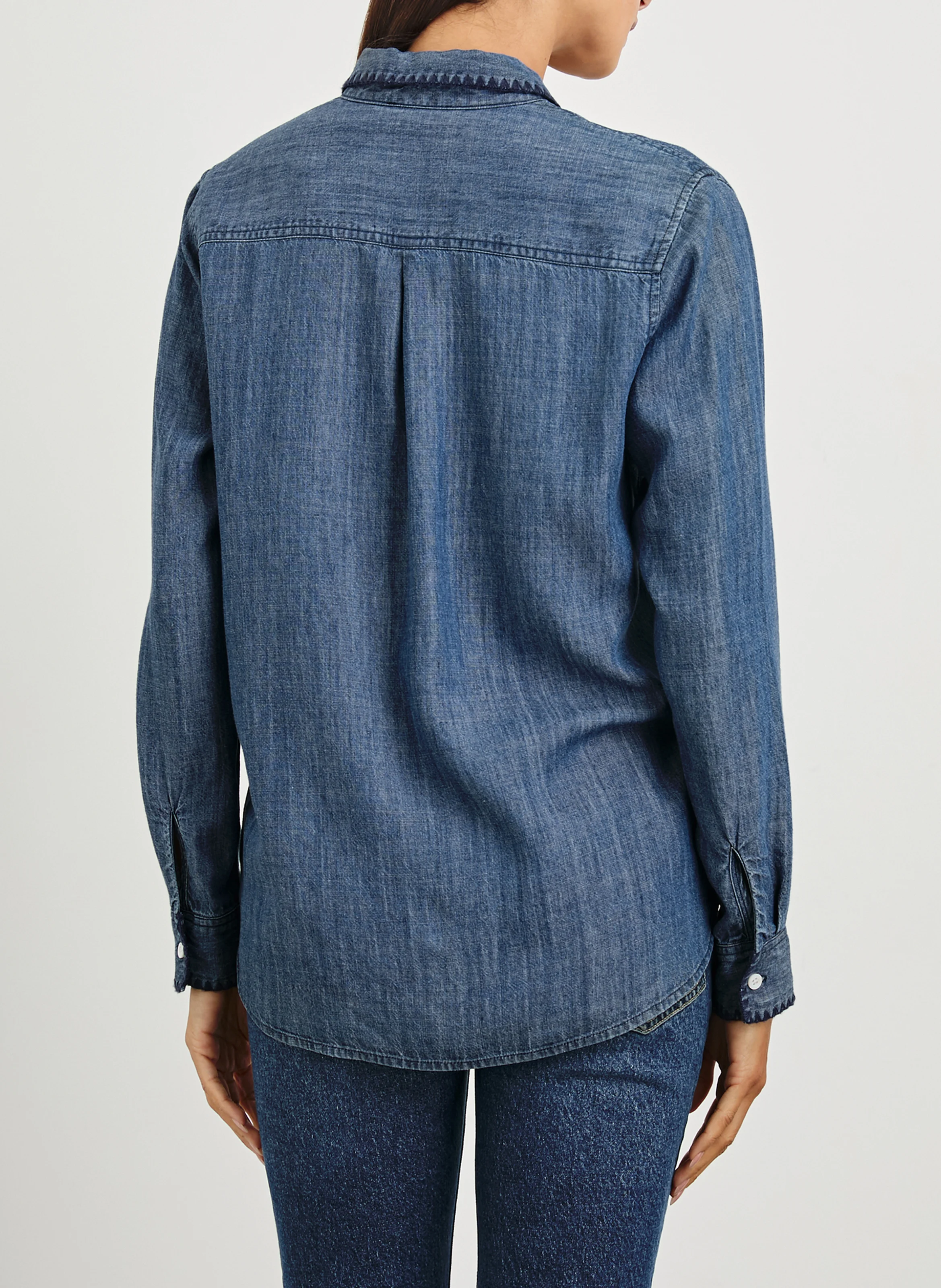 SAYA - Chemise col classique| Gris