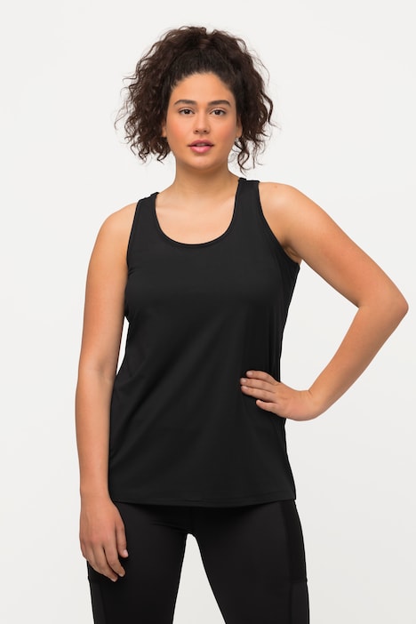 Funktions-Top, Racerback, Slim, ärmellos, recycelt