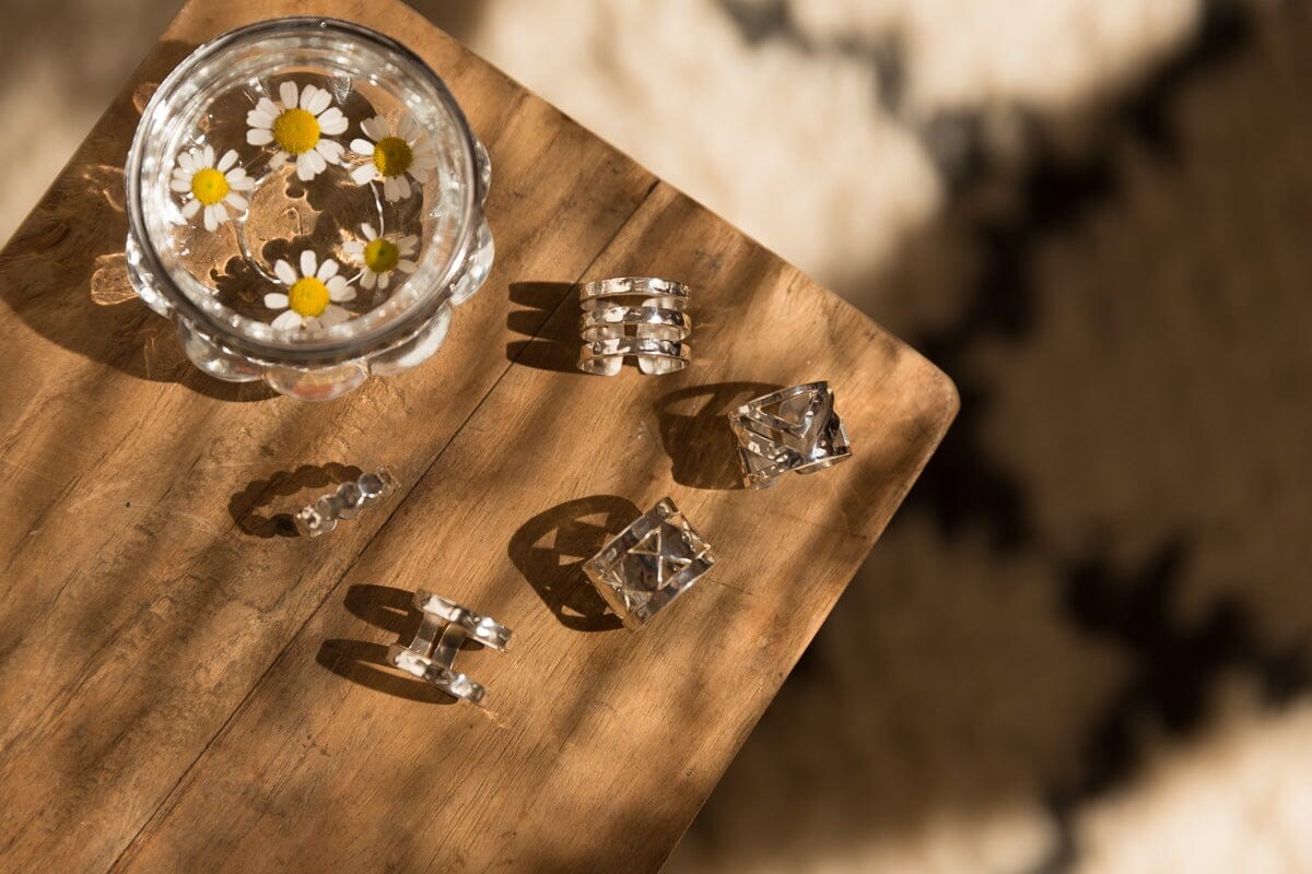 bague martelée argent - ELIOTT