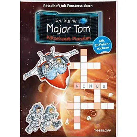 Tessloff Der kleine Major Tom - Rätselspaß mit Fensterstickern: Planeten