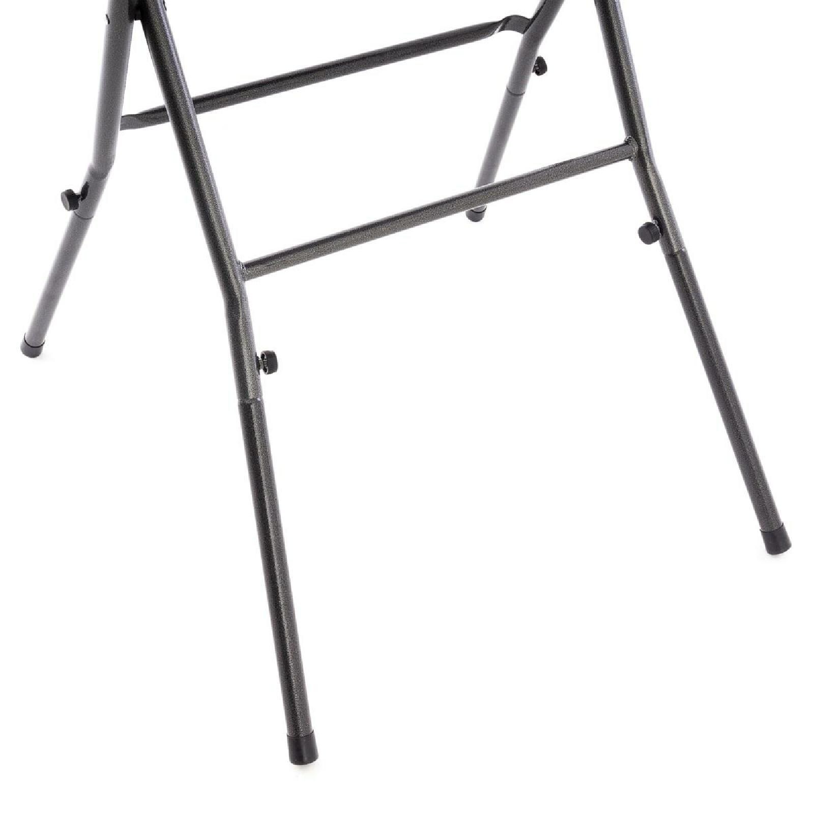 VCM Partytisch Stehtisch braun klappbar Bistrotisch Bartisch 110 cm rund Ø 80 cm