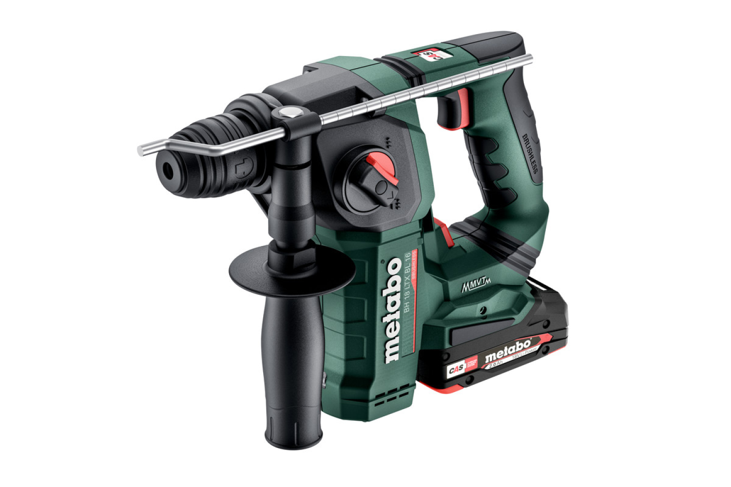Metabo BH 18 LTX BL 16 18V Li-ion accu SDS-plus boorhamer set (2x 4.0Ah accu) in MetaBox - 1.3J