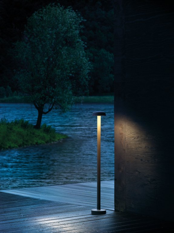 Flos Belvedere Clove 2 vloerlamp LED grijs