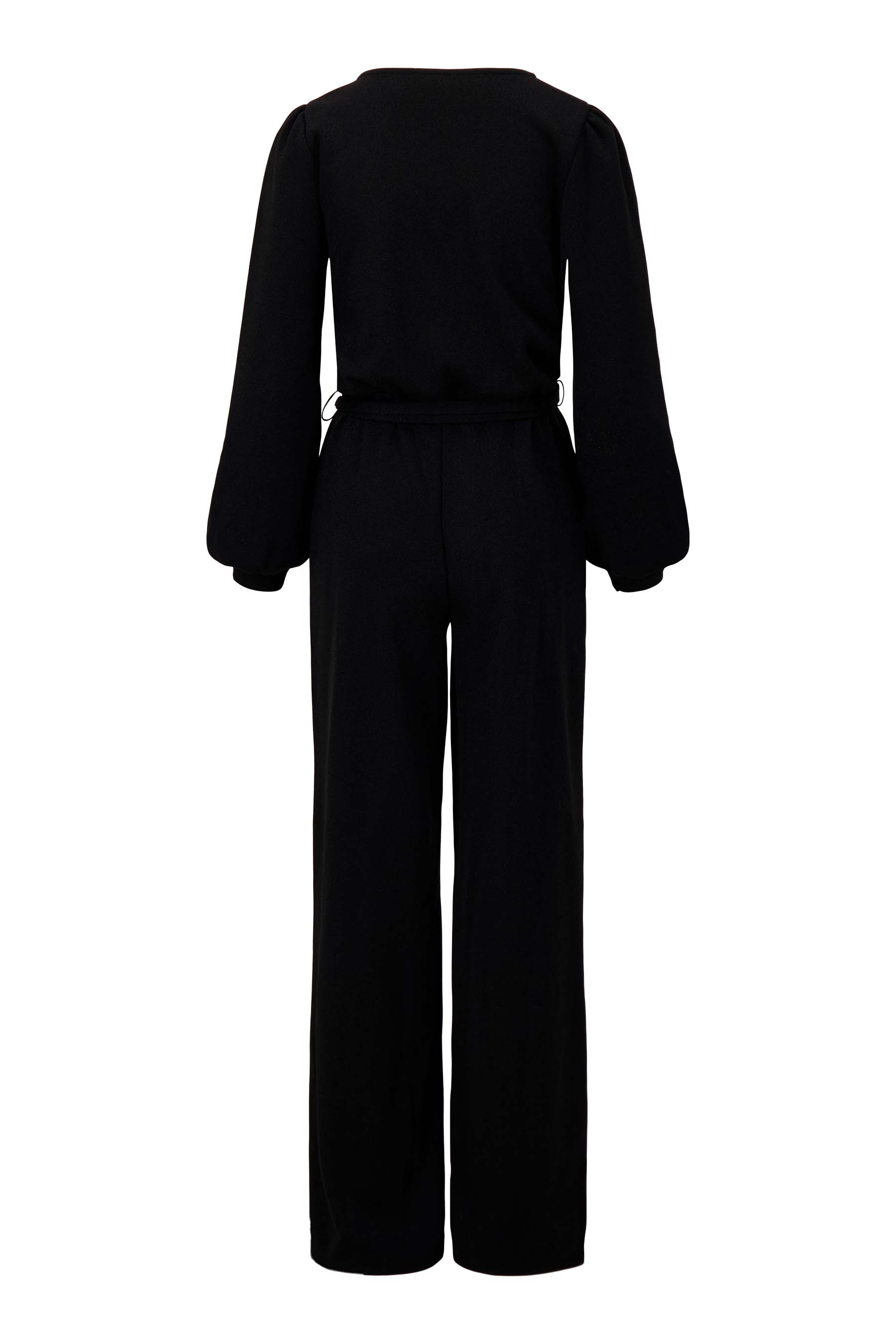 overslag jumpsuit met lurex