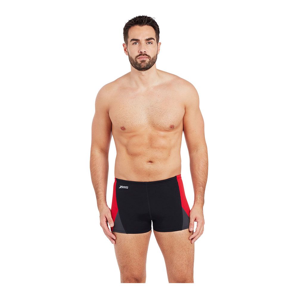 Zoggs PRISM HIP RACER - Jammer Homme black/red