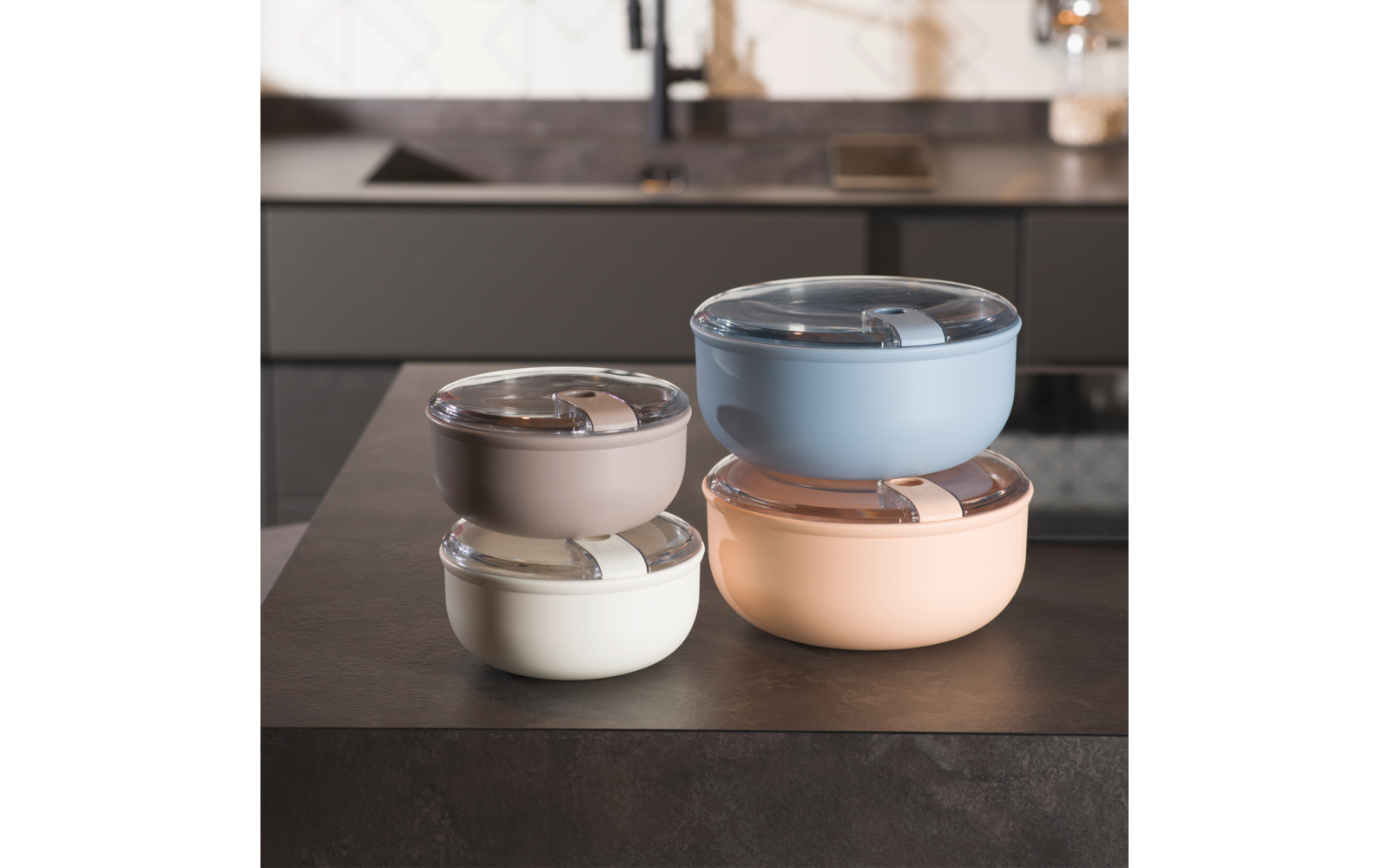Omada Brotdose 750 ml rosa
