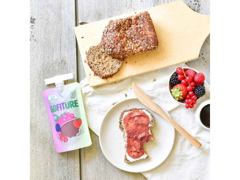 GOFITÜRE Beerenaufstrich mit Pastinaken 120 g Schweizer Beerenaufstrich mit 50% weniger Zucker