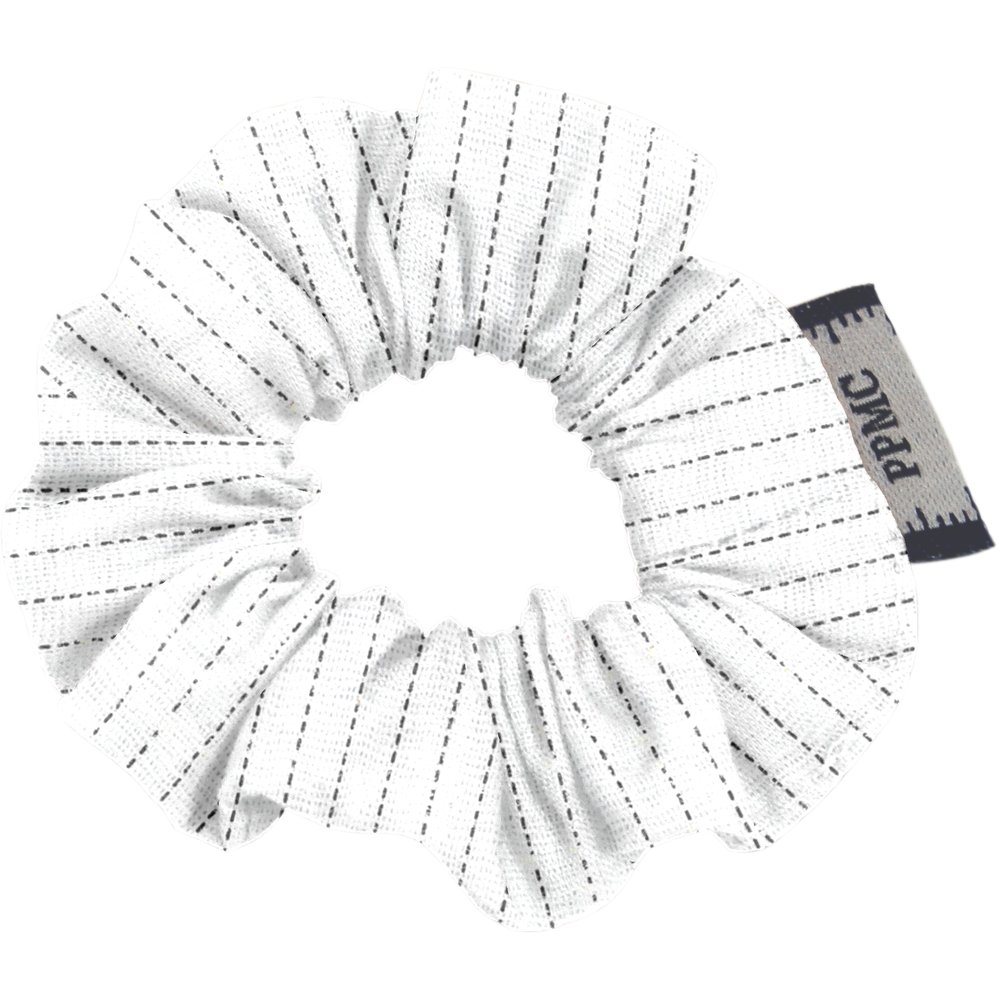 Mini Chouchou Gaze Lurex Blanc