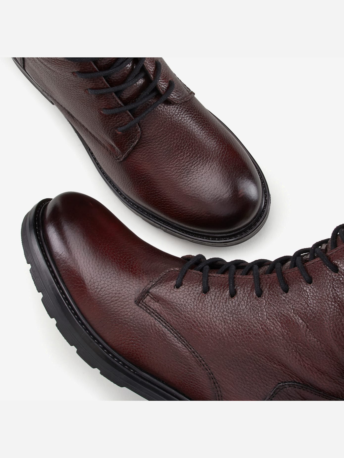 Bottines à lacets cuir de qualité
