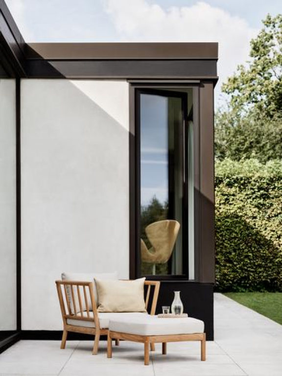 Fritz Hansen Tradition poef Charcoal