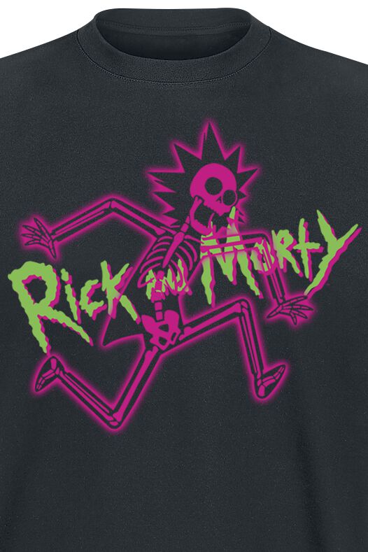 Rick - Squelette | Rick & Morty T-Shirt Manches courtes