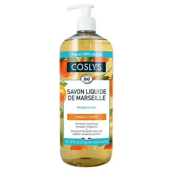 Sabonete Líquido Orgânico de Marselha com Mandarina Coslys 1L