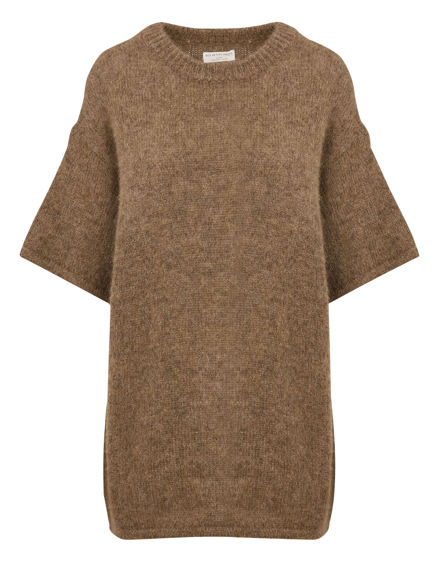 ANATOLE - Pull col rond en laine mélangée | Beige