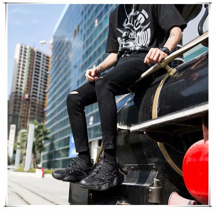 GRAYCIOUS - Versleten skinny jeans