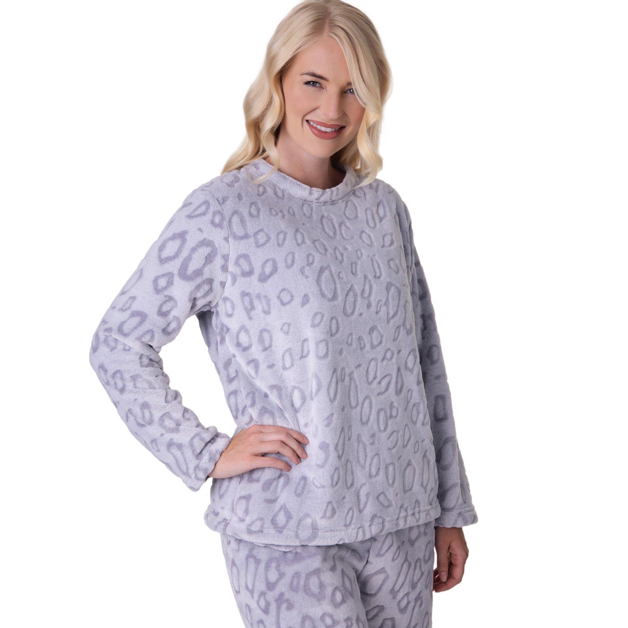 Camille Supersoft Fleece Full Length Pyjama Set