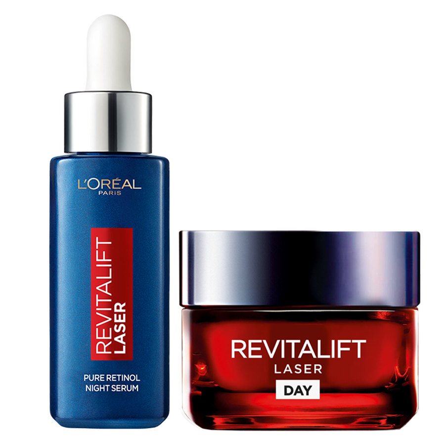 L'Oréal Paris Revitalift Laser Day Cream + L'Oréal Paris Revitalift Laser Pure Retinol Night Serum