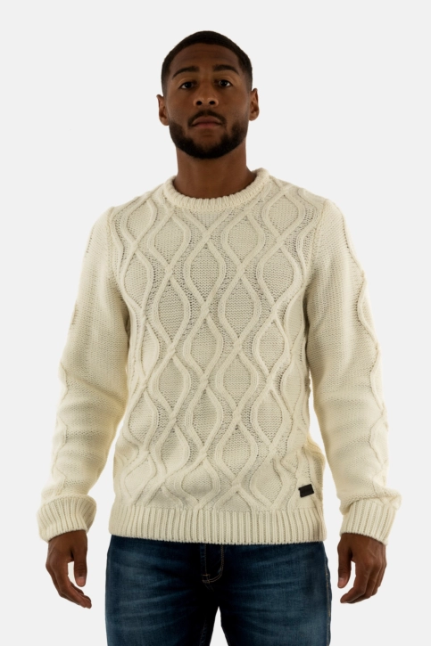 Pull hiver Le Temps Des Cerises flesio 1041 cream