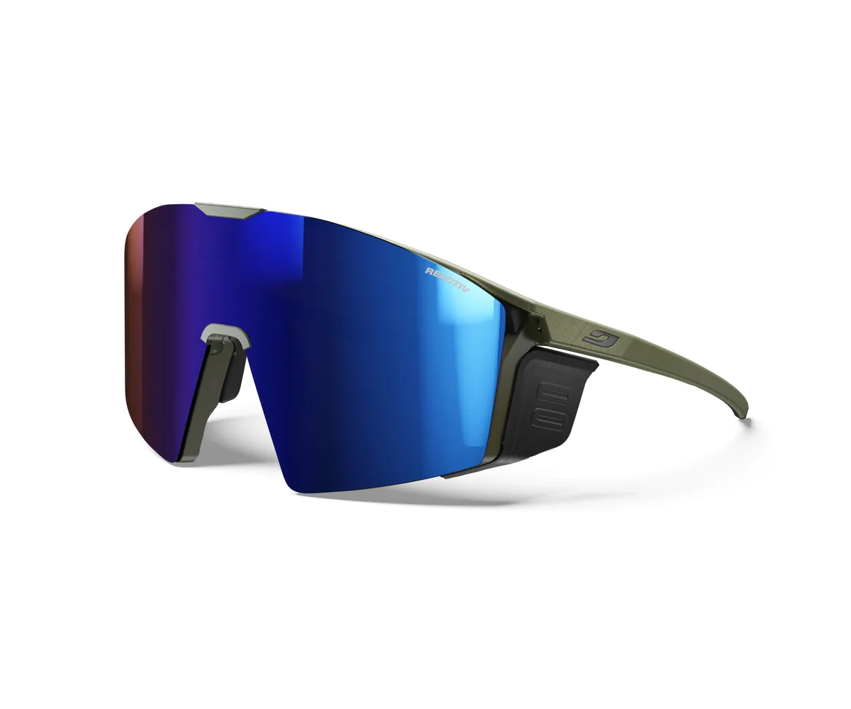 Julbo Edge Cover Army Green/black Reactiv 2-4 Blue Flash