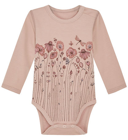 Hust and Claire Body l/æ - Uld/Bambus - Baloo - Rose Cloud m. Bl