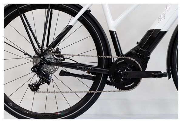 Vélo de Ville Électrique Stajvélo Nomades Sram GX 11V 500 Wh 700 mm Blanc 2022