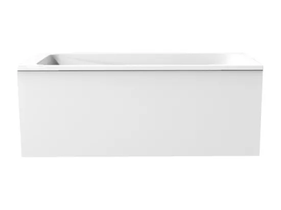 JACOB DELAFON Tablier frontal blanc pour baignoire rectangulaire 180 x 60 cm installation niche