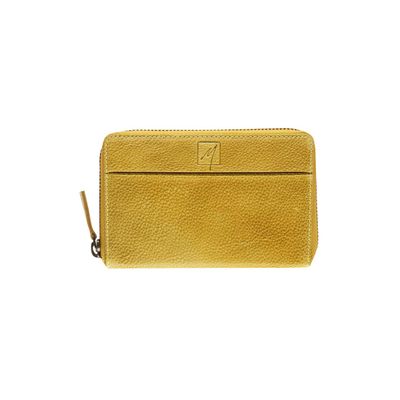 Porte-monnaie à fermeture éclair Savannah - petit format - ocre - label M