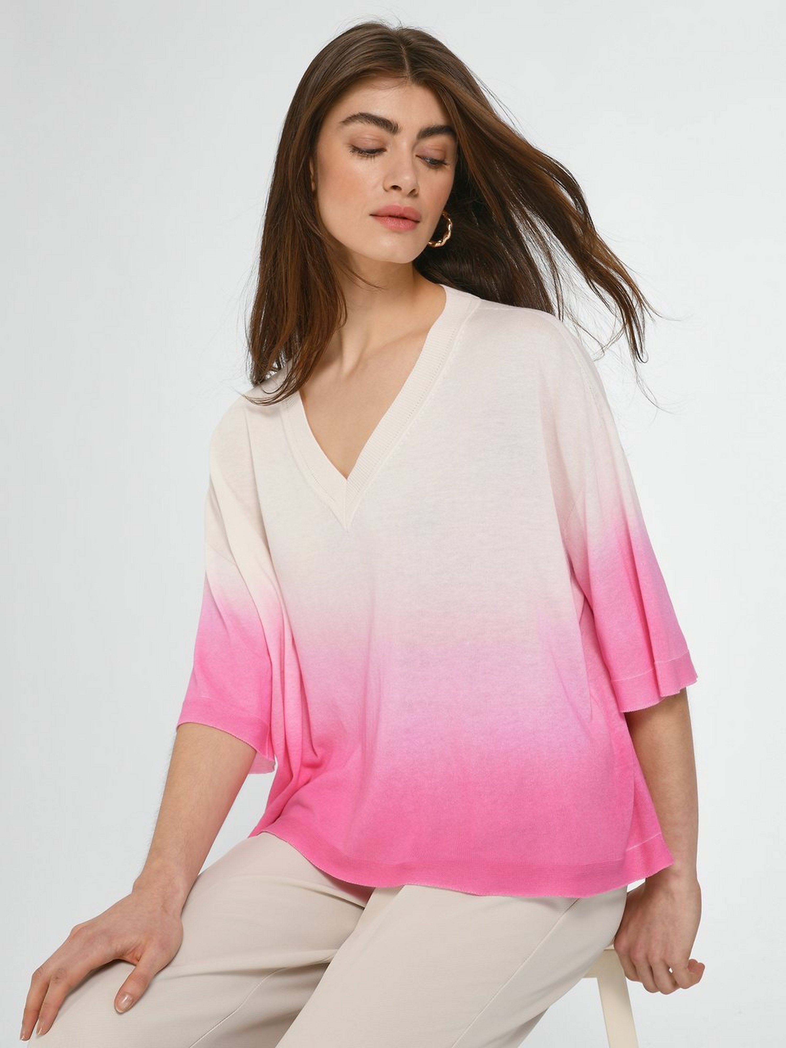Pullover mit V-Ausschnitt