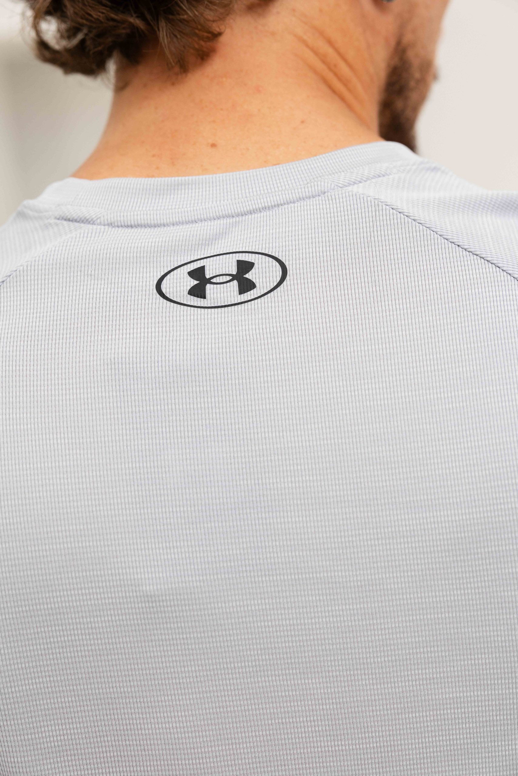Under Armour Tech Textured T-Shirt Heren Grijs