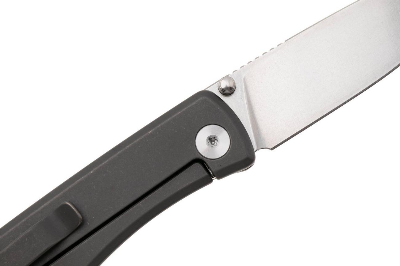 Big Idea Design The Overlook Pocket Knife, Böhler M390, Stonewashed Titanium, zakmes