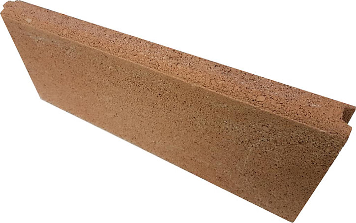 Bordurette droite Provence rose toscane 50 x 20 cm, ép.50 mm