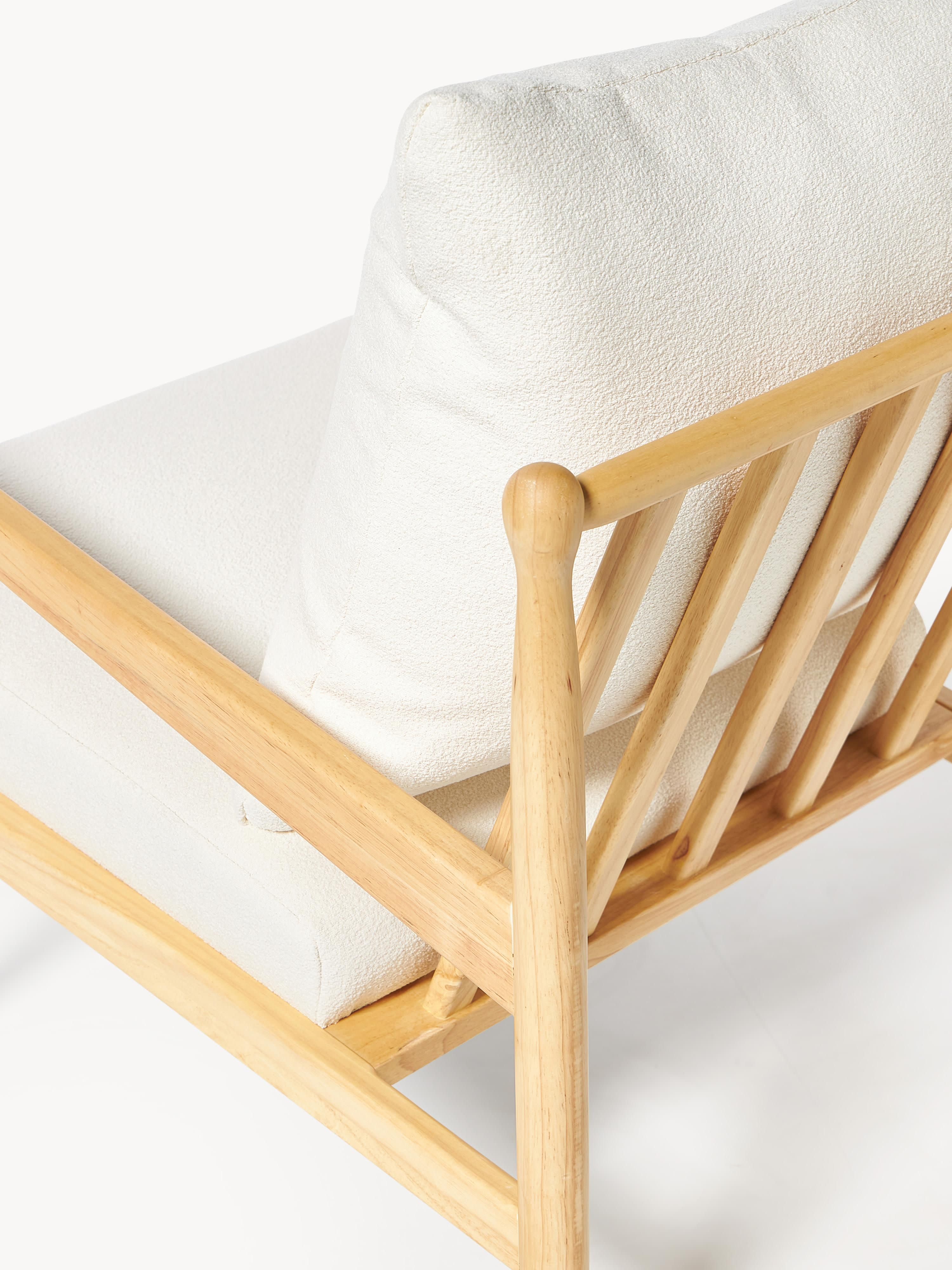 Bouclé loungefauteuil Mikkel