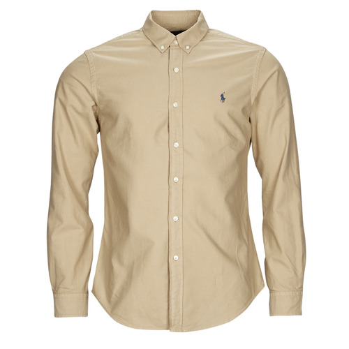 Polo Ralph Lauren - SLBDPPCS-LONG SLEEVE-SPORT SHIRT Beige