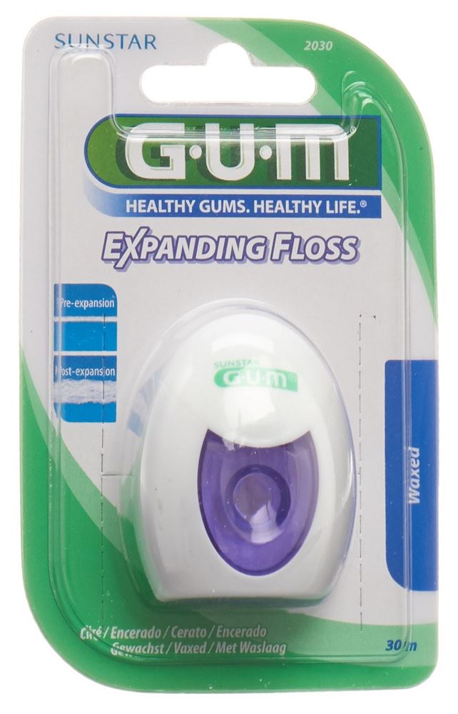 GUM Expanding Zahnseide 30m waxed 1 Stk