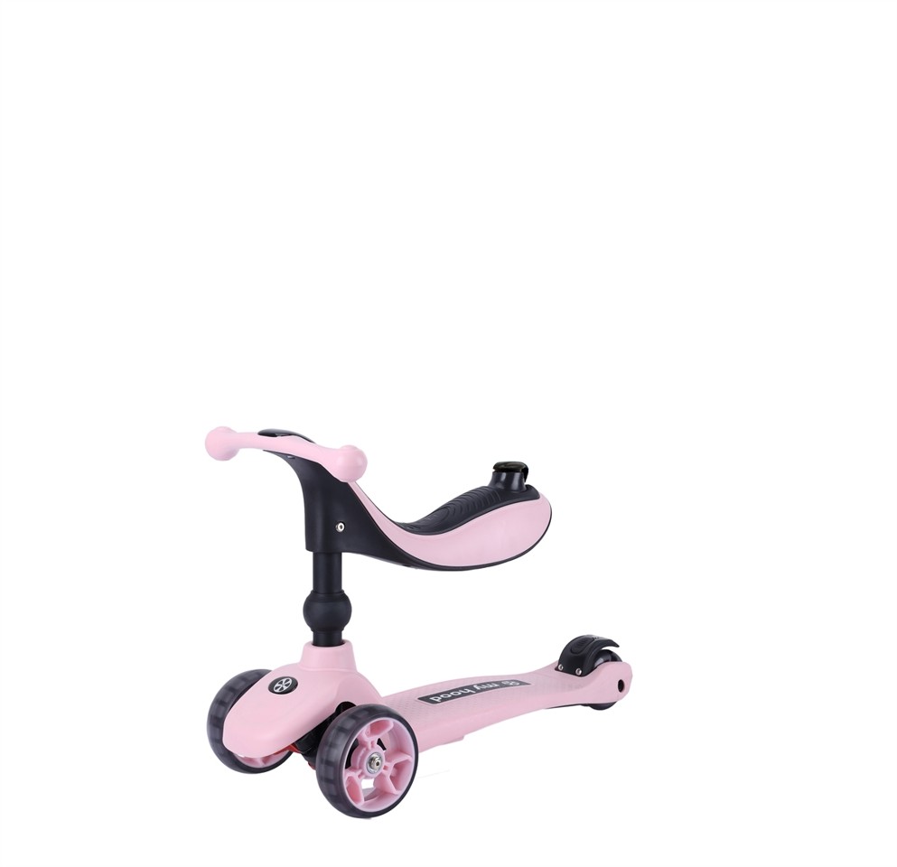 My Hood - Kick'n Ride Løbehjul - Pink