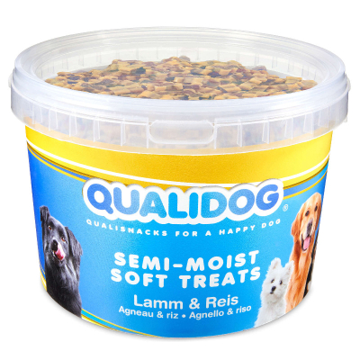 QUALIDOG Hundeleckerli Semi-Moist Lamm & Reis