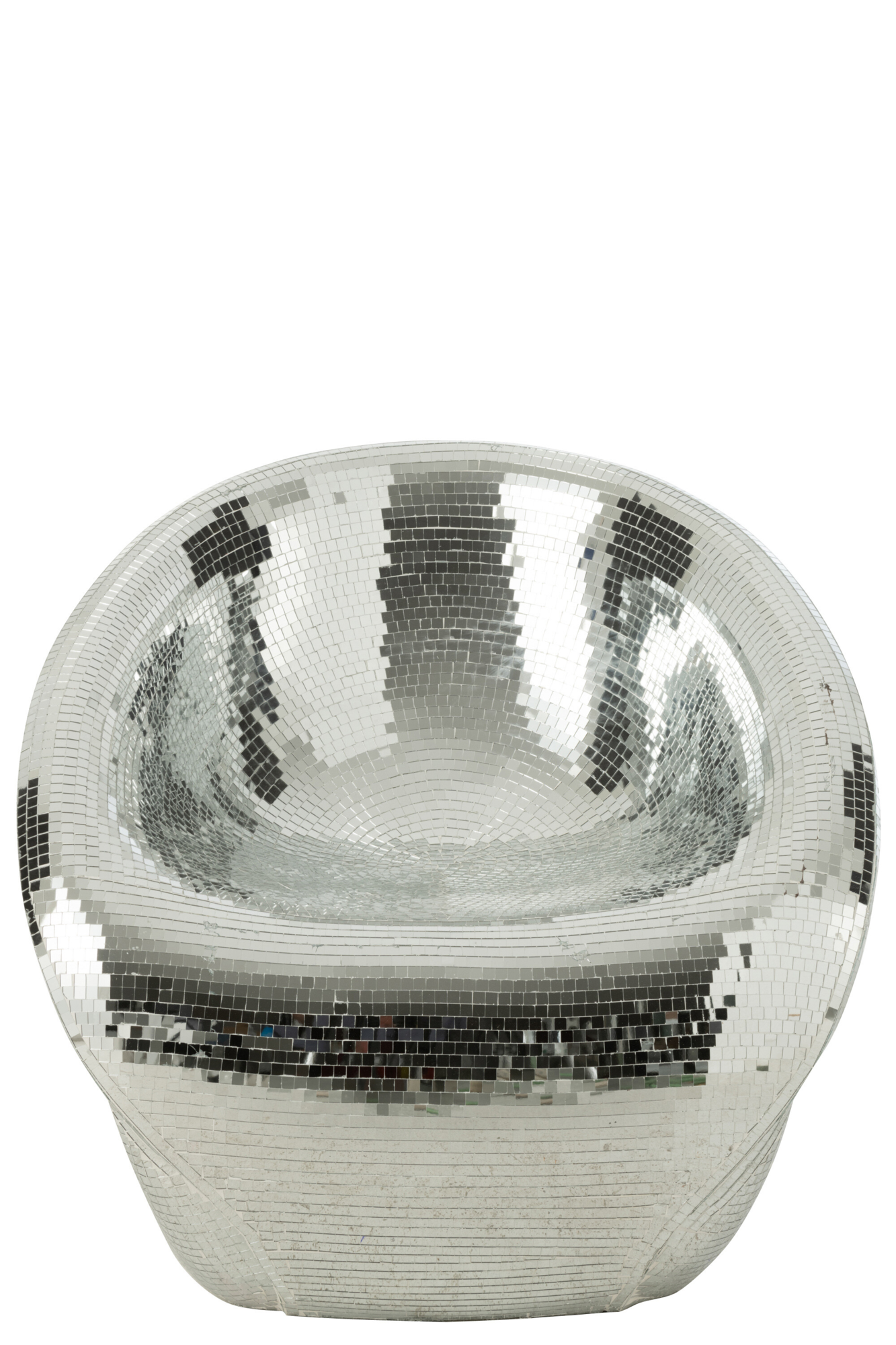 Fauteuil Disco Spiegels zilver