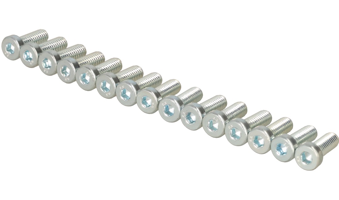 Unbraco bolte 6x16 mm - 15 stk.