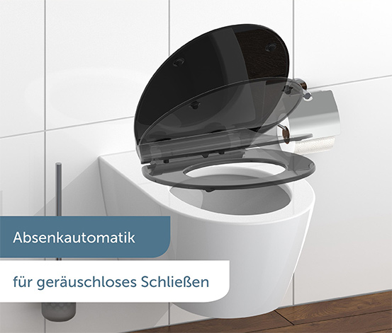 Schütte-Duroplast-WC-Sitz »Slim Black«