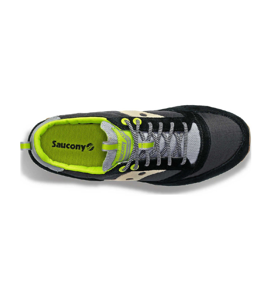 Tênis Saucony Jazz 81 de couro, preto